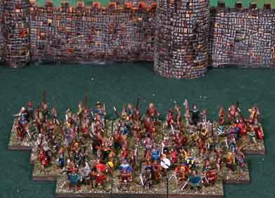 [Peasant levy and ribauds]