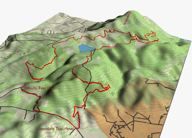 Schultz trail to Ridge trail to Marsh trail to lawndale trail loop in Annadel State Park in Santa Rosa California in Sonoma County