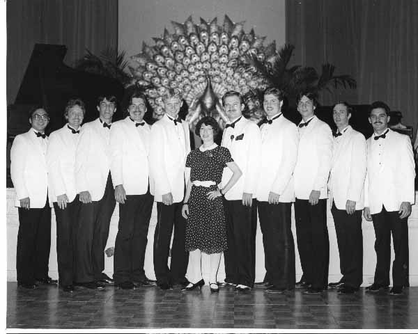 Royal Society Jazz Orchestra at the Peacock Court, Hotel Mark Hopkins, San Francisco