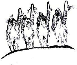 drawing of Indians