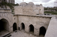 Courtyard complex, view to northwest.