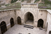 Courtyard complex, view to southwest.