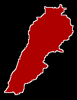 map of lebanon