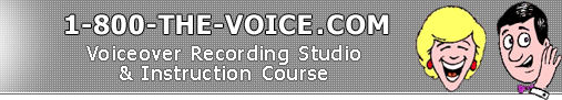 1-800-the-Voice.com Voiceover Recording Studio