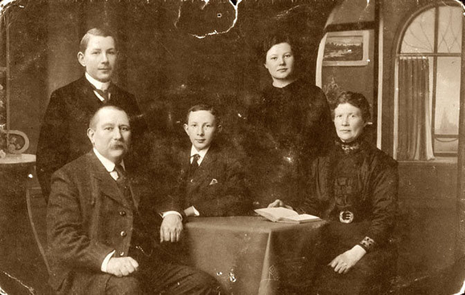 Family of Sebastian Hofmann, Zell am Main, pre WW I
