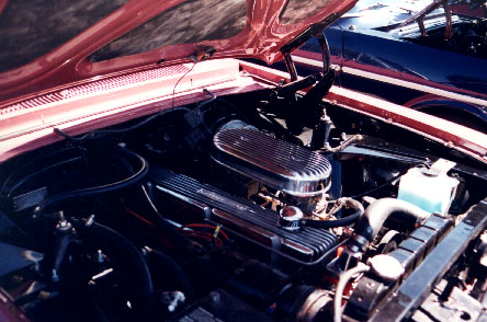 This car had one of the neatest and most unique engines present.