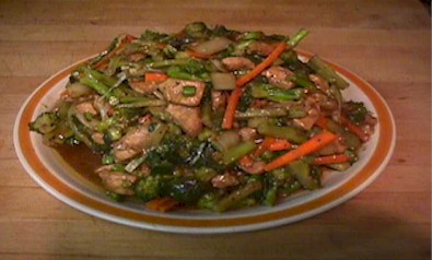 Brocolli Chicken Chinese Dish