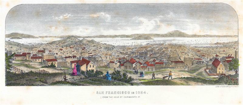 San Francisco in 1854