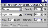 Art History Brush Options