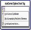 AutoCorrect Options Smart Tag