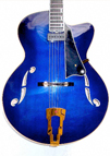 Blue Hybrid Archtop Front