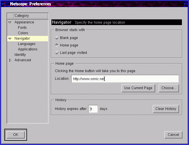 Control Panel
