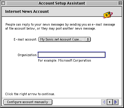 Enter the name of your organization, if any.