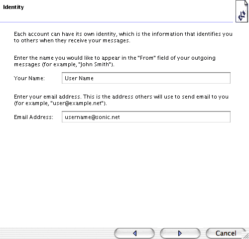 Type your name in the "Your Name" field, and your email address in the "Email Address" 
field.