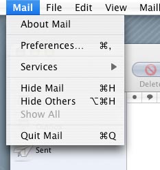 Mail Menu