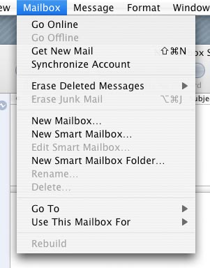 Mailbox Menu