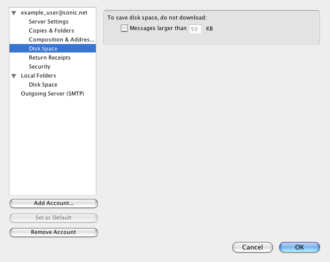 Disk Space Disk Space