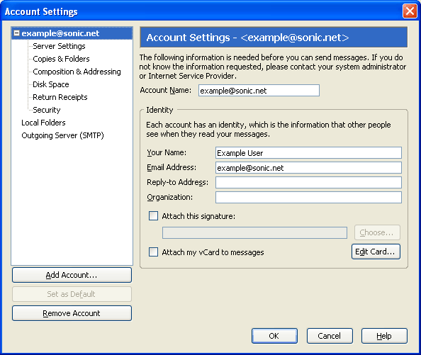 Account Settings