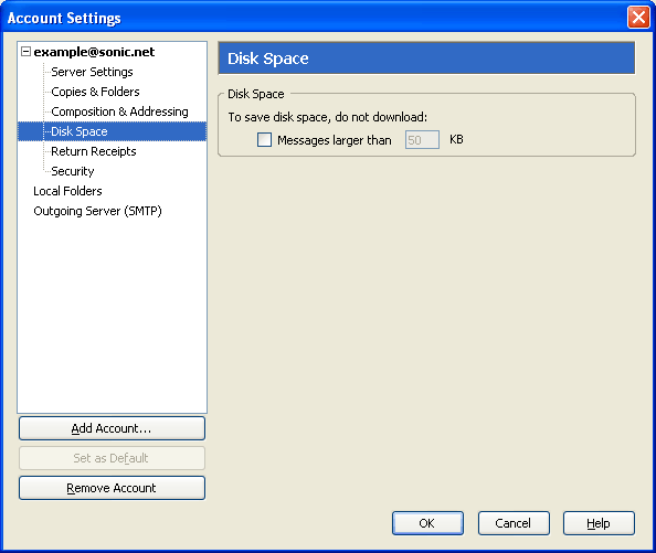 Disk Space