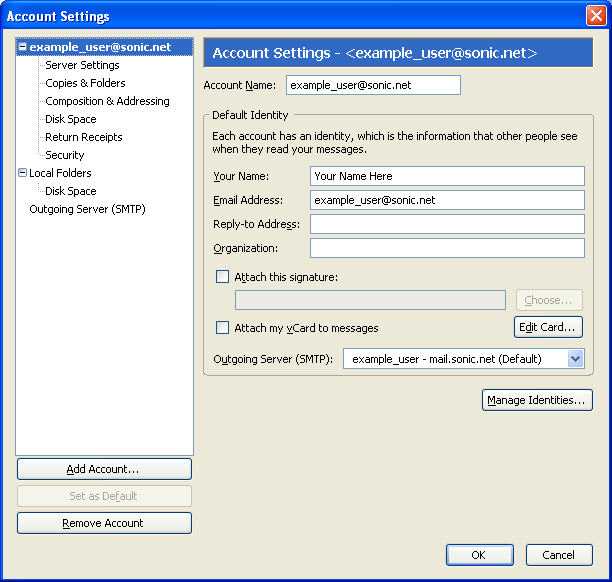 Account Settings Account Settings