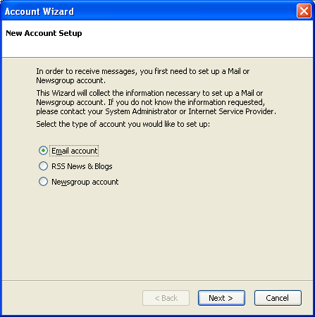 Select Email
Account Select Email Account