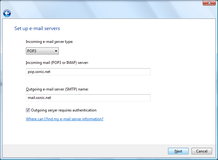 Provide mail servers