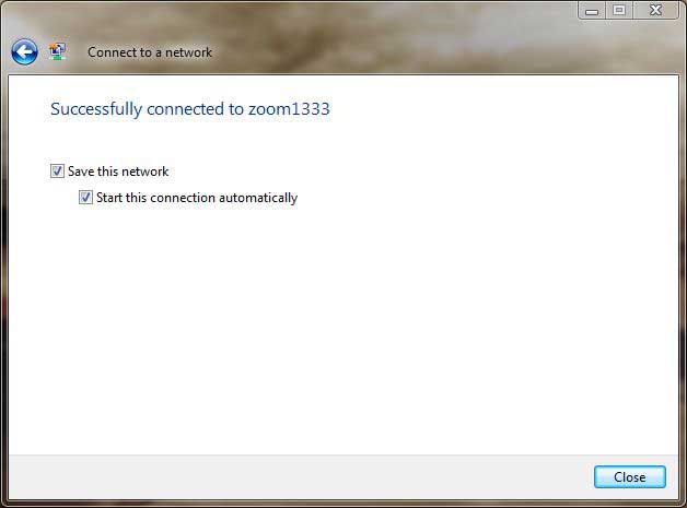 Connected successfully