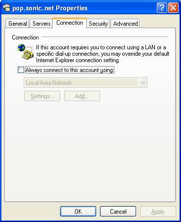 Connection Properties