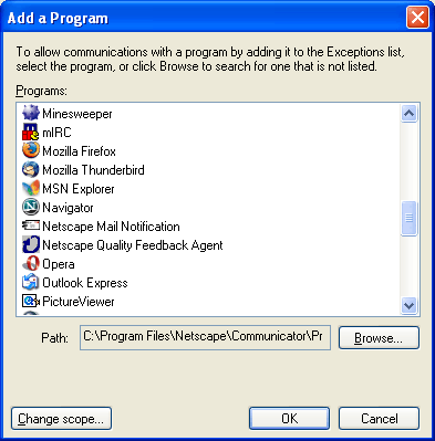 Add a program for exceptions