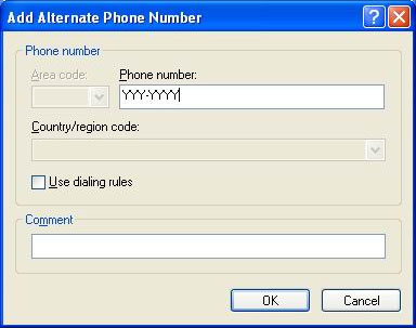 Add Alternate Number
