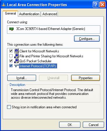 Your LAN Properties