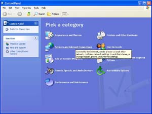 Go to Network & Internet
Connections