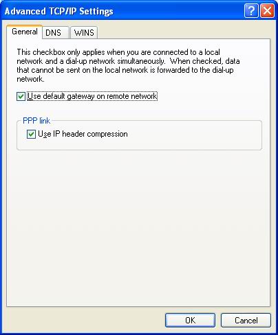 General TCP/IP Settings