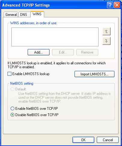 TCP/IP WINS