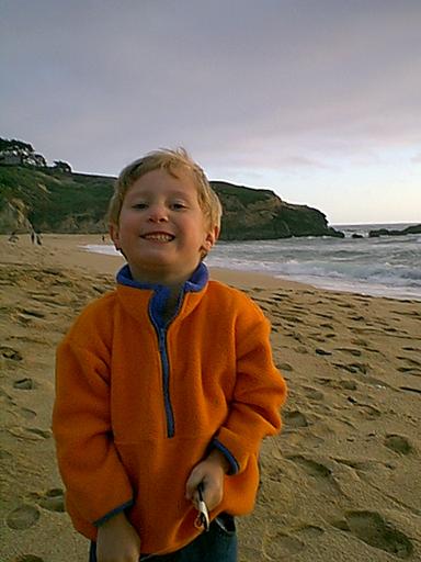 nicholas at beach