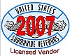 USSVI Submarine patches, Submarine decals, Submarine hats / caps, Submarine clothing, Submarine calendars, Submarine mugs / glassware