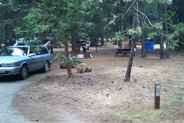 Camp at Burney State park