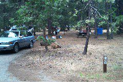 Camp at Burney State park