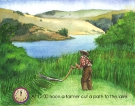 At the lake, page 6