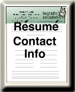 resume and contact information
