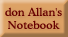 don Allan\'s Notebook