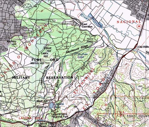 Fort Ord Local Map