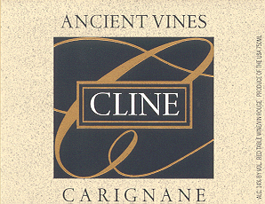 Ancient Vines Carignane wine label