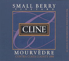 Small Berry Vineyard Mourvedre wine label