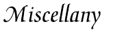 [Miscellaneous Units]