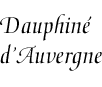 [Dauphine of Auvergne]