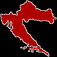 map of croatia