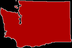 map of washington