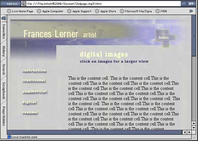 Screen clipping of samplepage