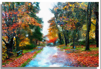Stanley Park - digital watercolor